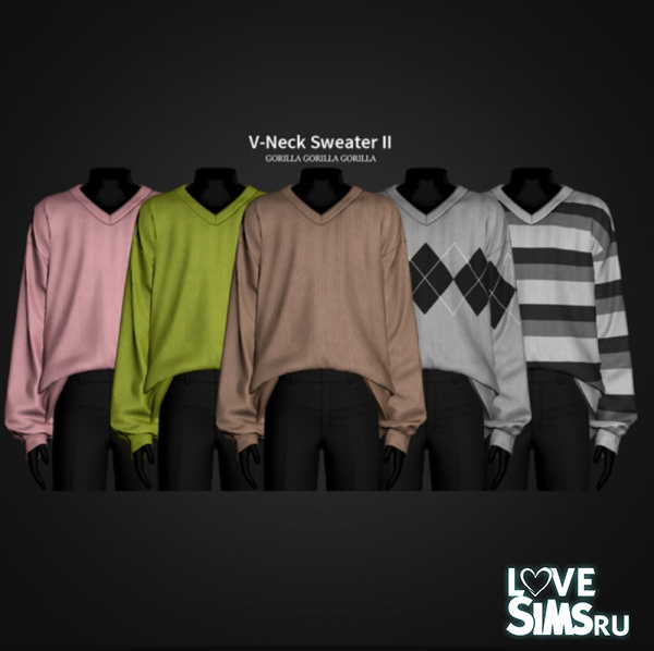 Мужской свитер V-Neck Sweater II