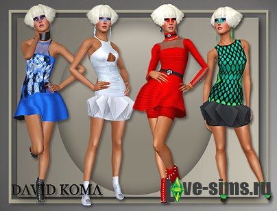 Futuristic Designs Of David Koma от Judie