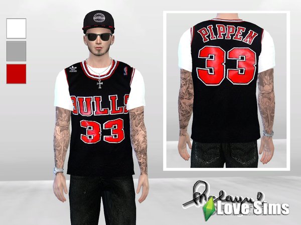NBA Jersey Bulls от McLayneSims