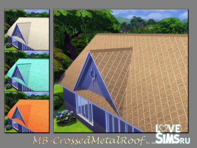 Крыша MB-Crossed Metal Roof от matomibotaki
