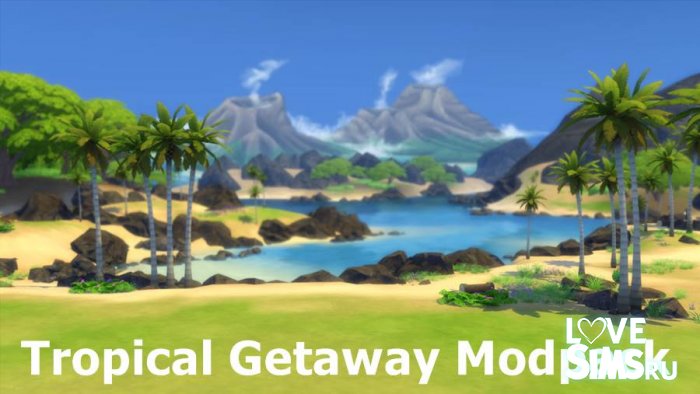 Город "Tropical Getaway Modpack" от Nando