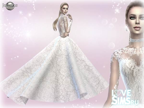 Свадебное платье Atanis Princess от jomsims