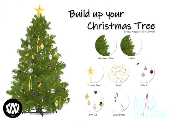Елка Build up Christmas Tree от wondy