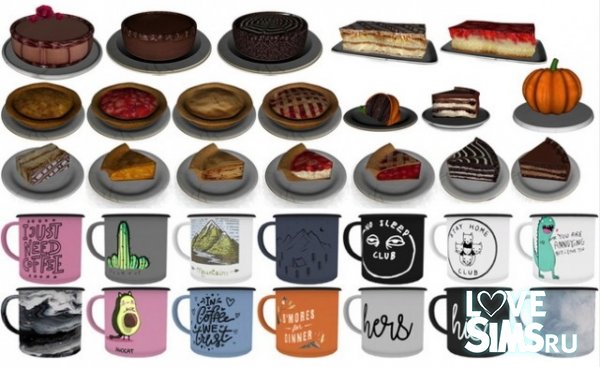 Пироги, торты и кружки от Novvvas