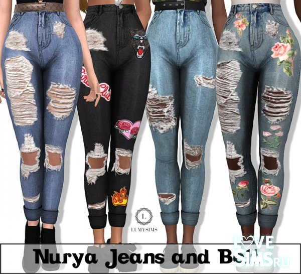 Джинсы Nurya Jeans от Lumy Sims