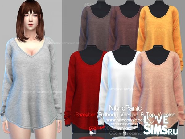 Свитер Sweater X Full Body от NitroPanic 