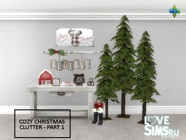 Мебель Cozy Christmas Clutter