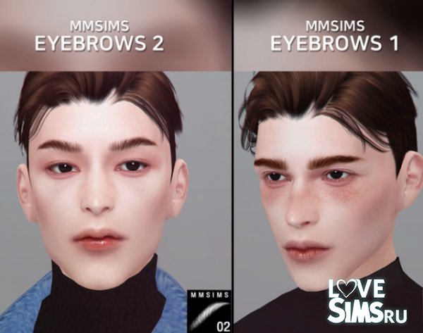 Брови Eyebrows 1, 2 от MMSIMS