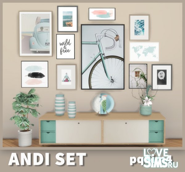 Декор Andi Set от PQSIMS4
