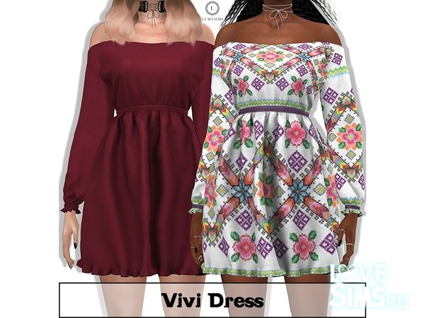 Платье Viva от lumysims