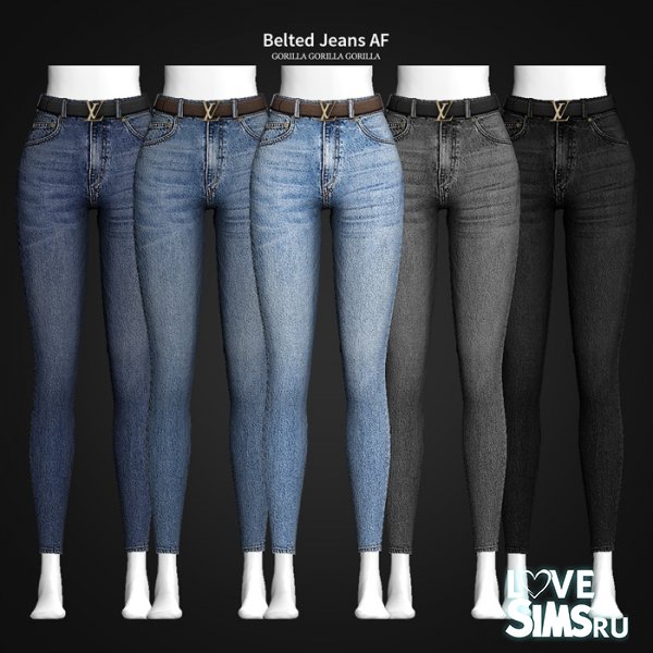 Джинсы Belted Jeans от Gorilla X3