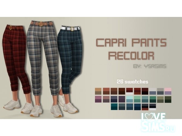 Капри Pants recolor от Ysasims
