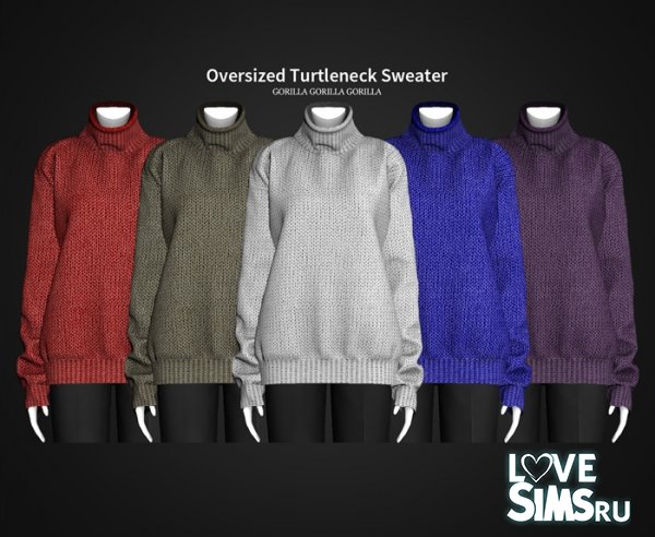 Свитер Oversized Turtleneck Sweater
