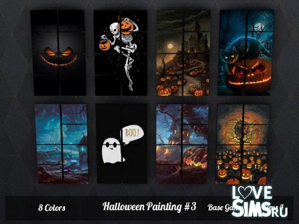 Картины Halloween от SimsJohnSims