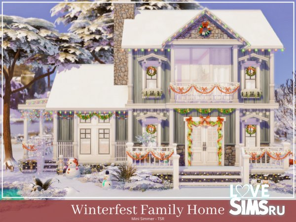 Дом Winterfest Family Home