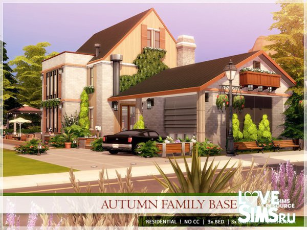 Дом Autumn Family Base от Lhonna