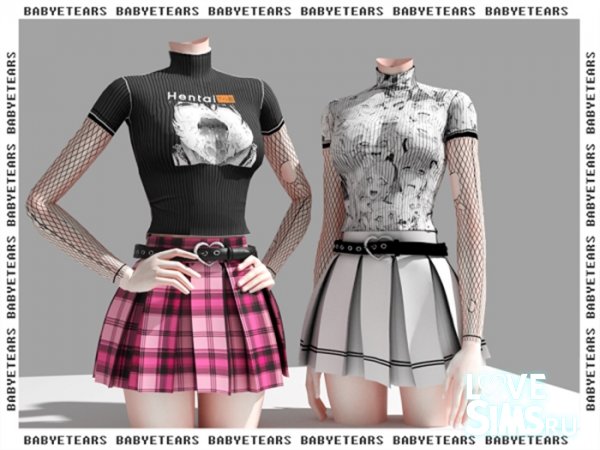 Комплект Heart skirt / turtle rockballer