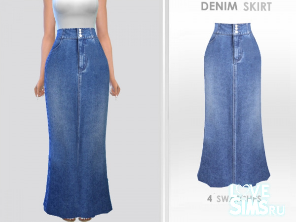 Юбка Denim Skirt от Puresim