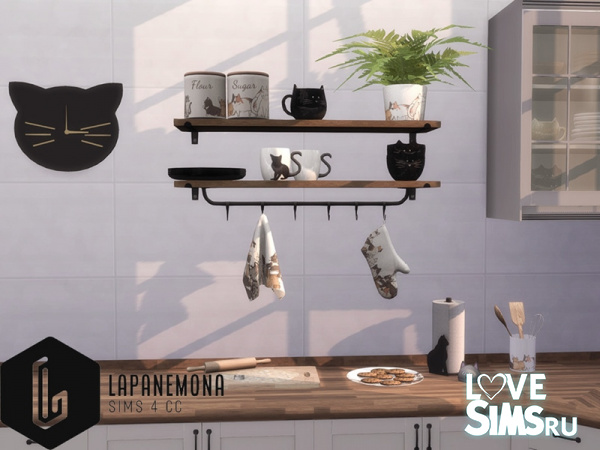 Декор Cat Lover Kitchen Clutter Set