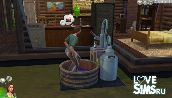 Приготовление нектара в The Sims 4