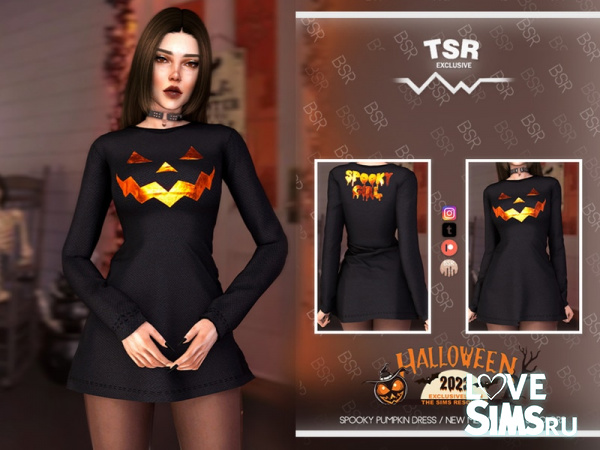 Платье SPOOKY PUMPKIN DRESS BD1083