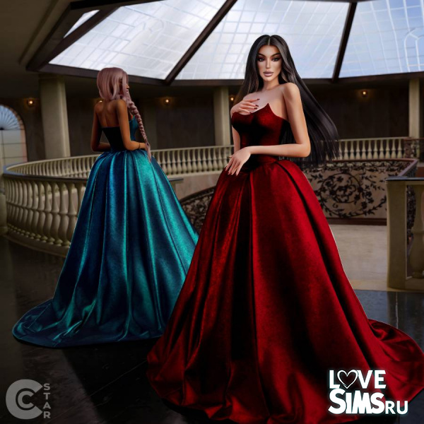 Бальное платье Velvet Ball Gown