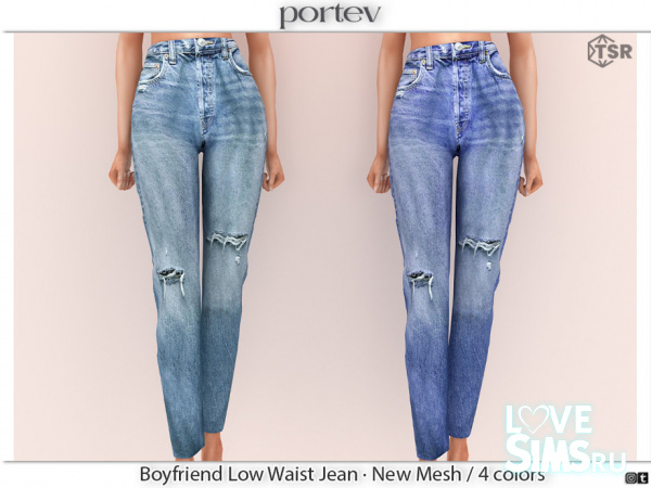 Джинсы Boyfriend Low Waist Jean