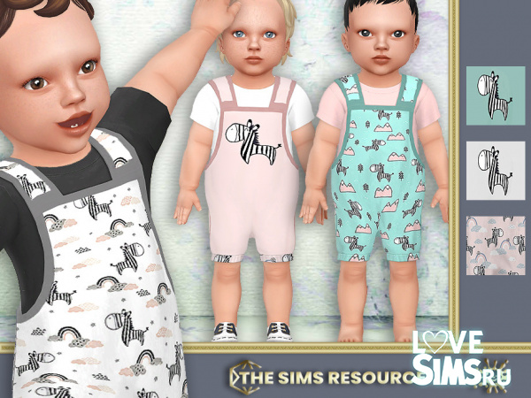 Комбинезон для малышей Zebras Overalls