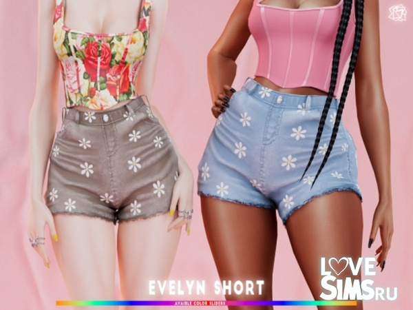 Джинсовые шорты Evelyn Short от Brsims