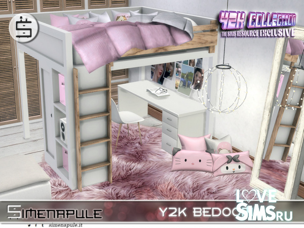 Двухъярусная кровать Y2K Bedroom