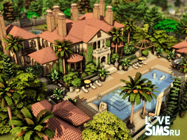 Дом Huge Mediterranean Mansion