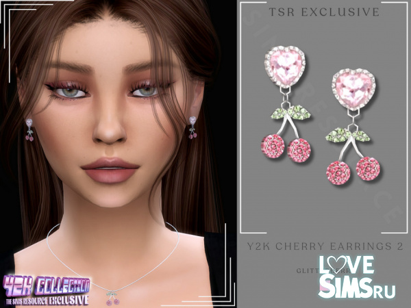 Серьги Cherry Earrings 2