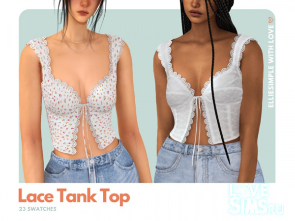 Топ Lace Tank Top