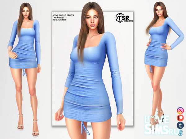 Платье Long Sleeve Dress MC603