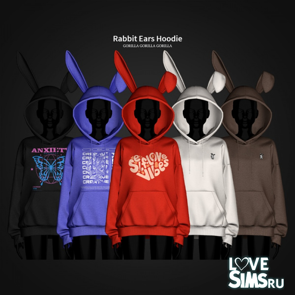 Худи Rabbit Ears Hoodie