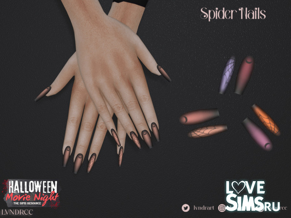 Ногти Spider Nails от LVNDRCC