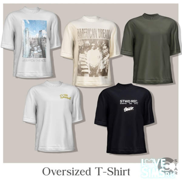 Футболка Male Oversized T-Shirt