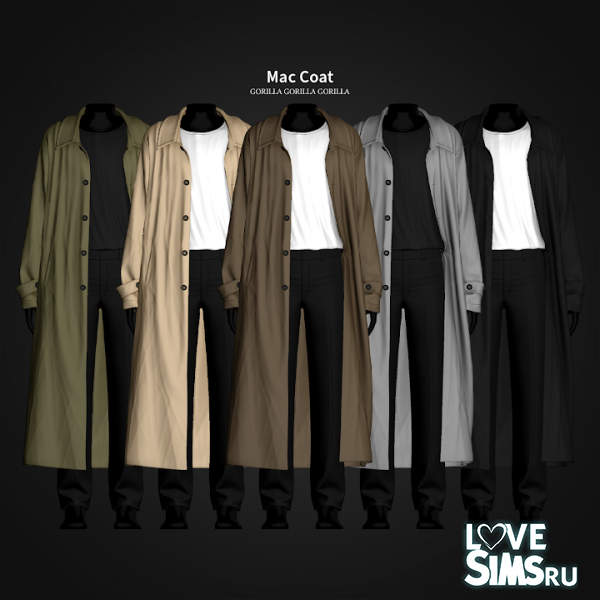 Мужское пальто Mac Coat от Gorillax3