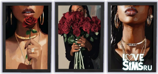 Постеры Black Girl Art Poster Framed