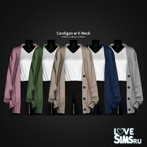 Кардиган Cardigan w V-Neck