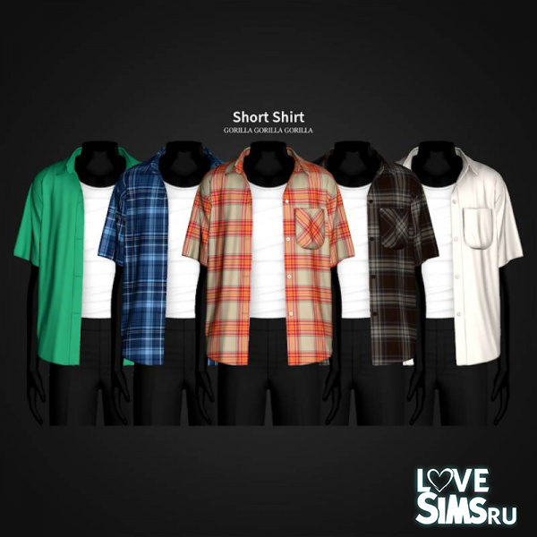 Мужская рубашка Short Shirt