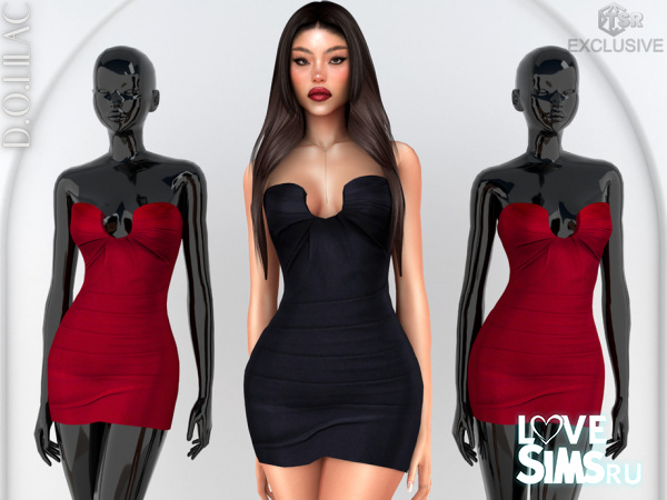 Платье Strapless Mini Dress DO0846