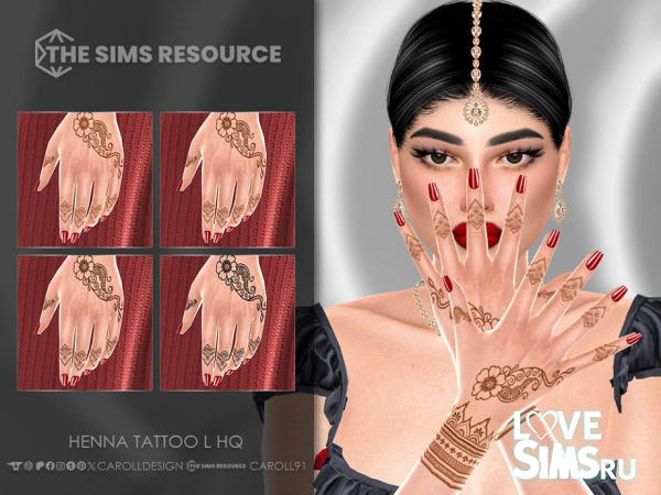 Тату Henna Tattoo