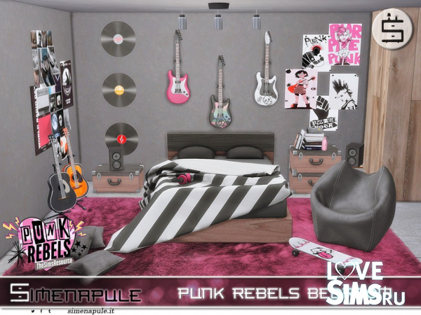 Спальня Punk Rebels Bedroom