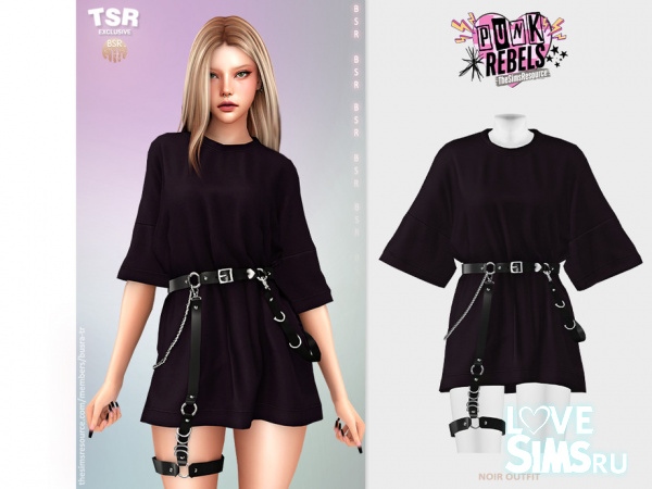Платье-футболка NOIR OUTFIT BD1535