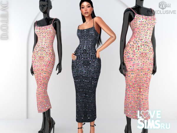 Платье Embroidered Dress DO0876
