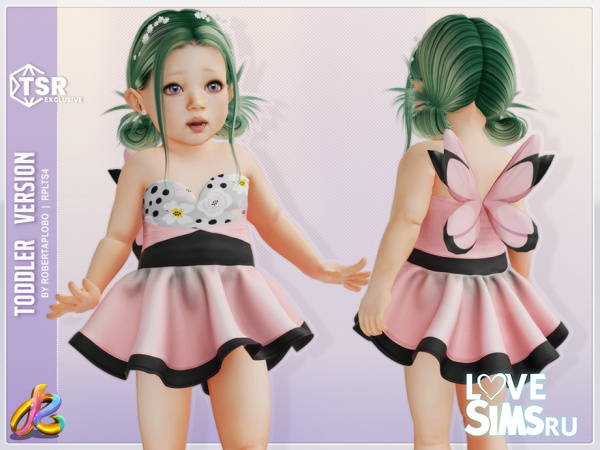 Детское платье с крыльями Dress 313