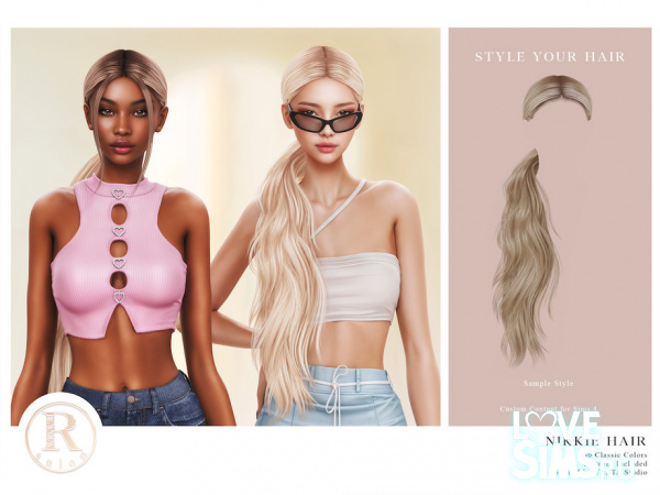 Длинный хвост Nikkie Hair