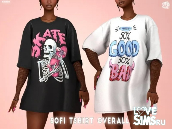 Платье-футболка Sofi T-shirt Overall