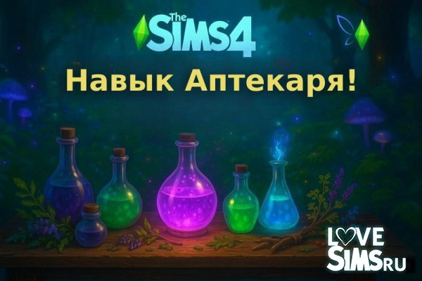Навык аптекаря в Симс 4